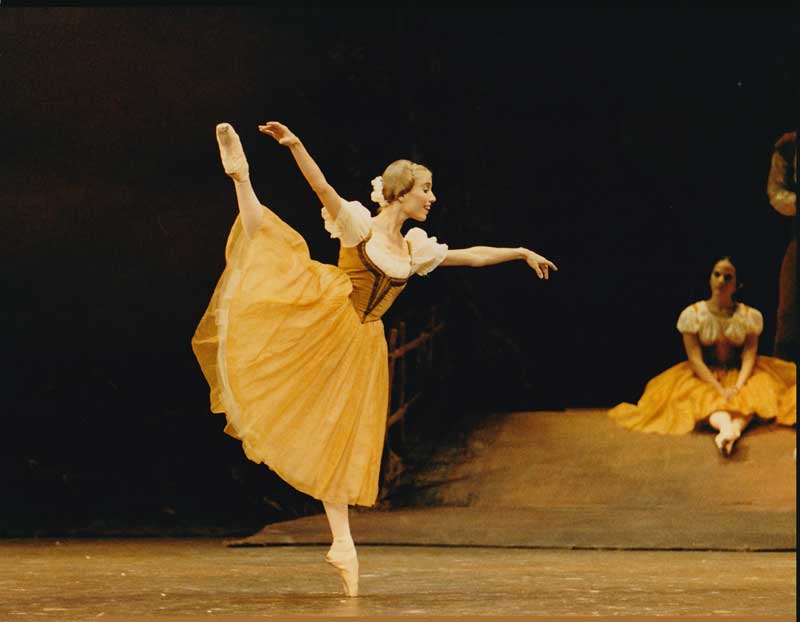 Laurie in Peasant Pas in Giselle